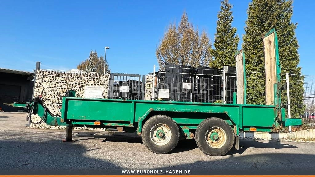 Blomenröhr 2-Achsen Anhänger, Tandem Tieflader für Bagger - Нискорамна площадка ремарке: снимка 2 Blomenröhr 2-Achsen Anhänger, Tandem Tieflader für Bagger - Нискорамна площадка ремарке: снимка 2