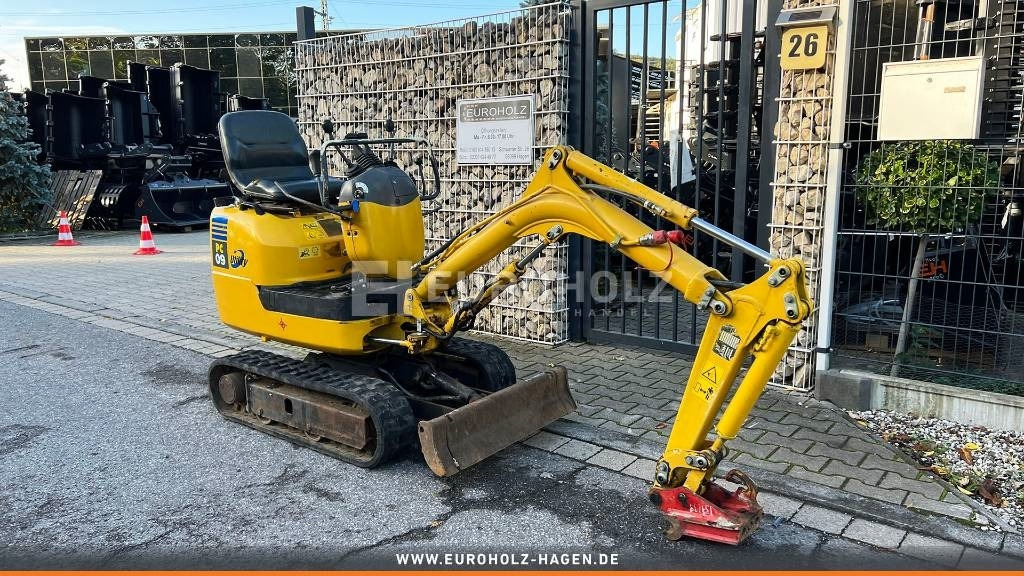 Мини багер Komatsu Minibagger PC09, Schnellwechsler MS01, Knickmatick: снимка 12
