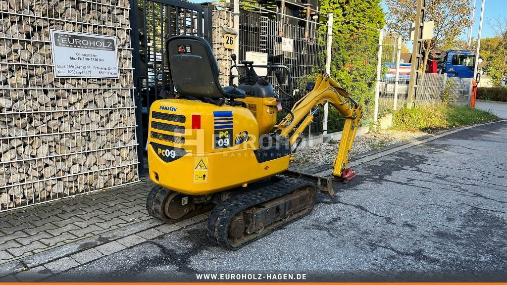 Мини багер Komatsu Minibagger PC09, Schnellwechsler MS01, Knickmatick: снимка 10