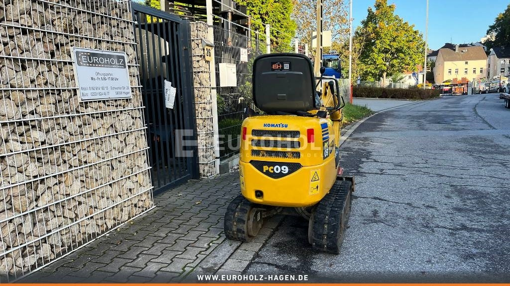 Мини багер Komatsu Minibagger PC09, Schnellwechsler MS01, Knickmatick: снимка 9