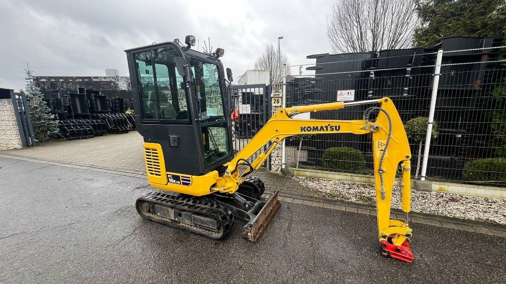 Komatsu PC 16 R-3HS, Minibagger mit Schnellwechsler MS 01 - Мини багер: снимка 1 Komatsu PC 16 R-3HS, Minibagger mit Schnellwechsler MS 01 - Мини багер: снимка 1