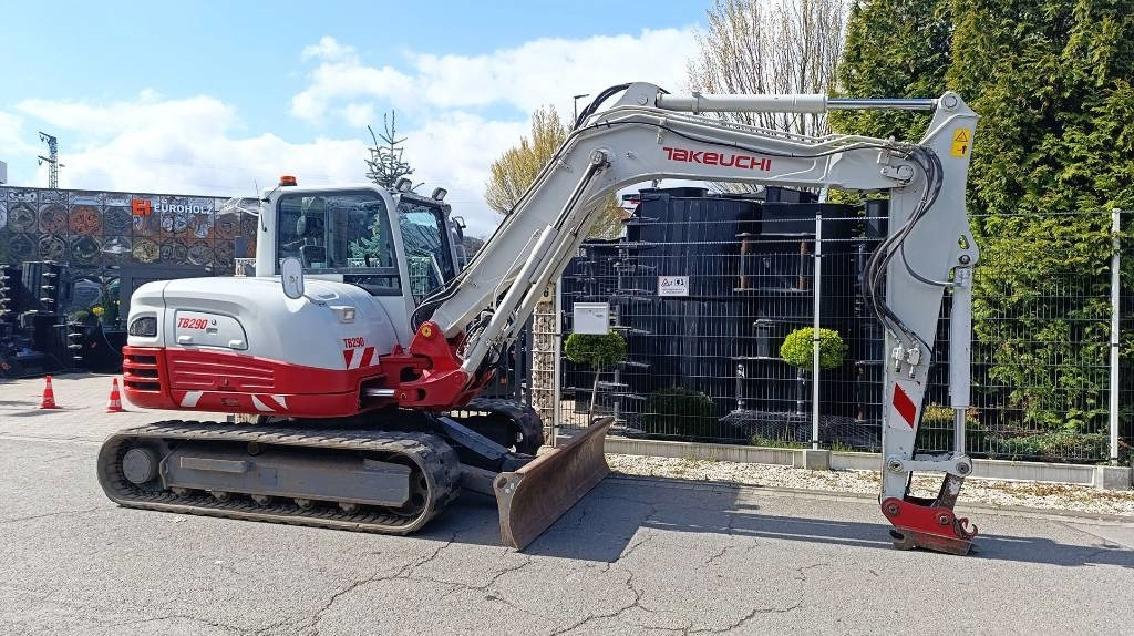 Takeuchi Minibagger TB 290 Schnellwechsler hydraulisch MS08 - Мини багер: снимка 5 Takeuchi Minibagger TB 290 Schnellwechsler hydraulisch MS08 - Мини багер: снимка 5
