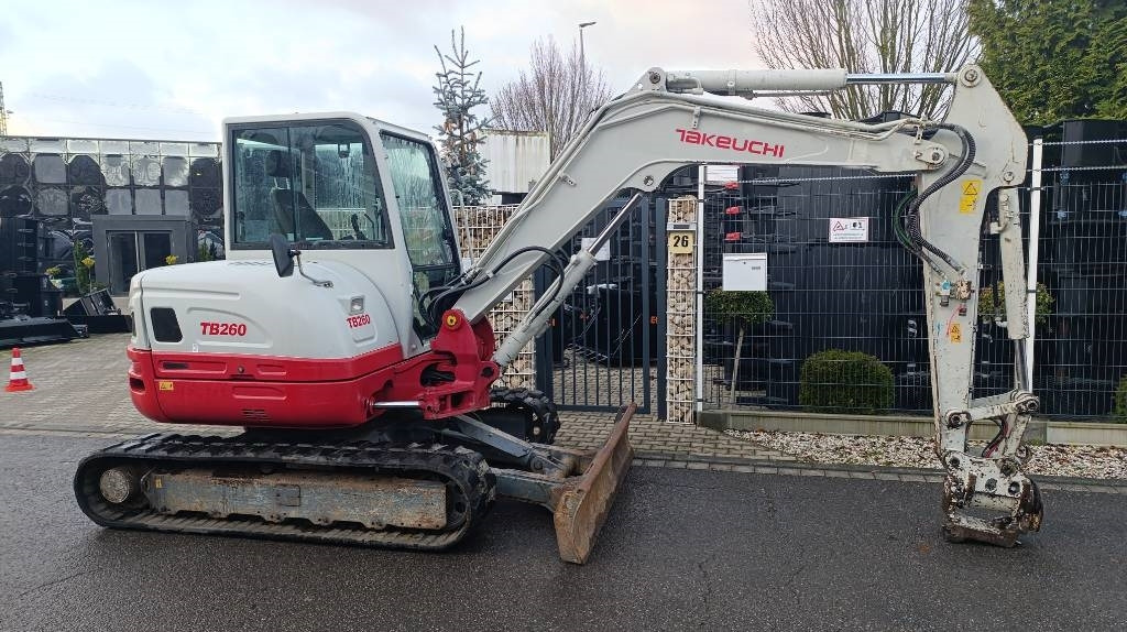Мини багер Takeuchi TB 260 Powertilt und Schnellwechsler MS 03, Radio: снимка 7