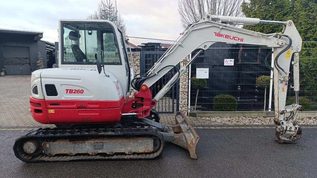 Мини багер Takeuchi TB 260 Powertilt und Schnellwechsler MS 03, Radio: снимка 6