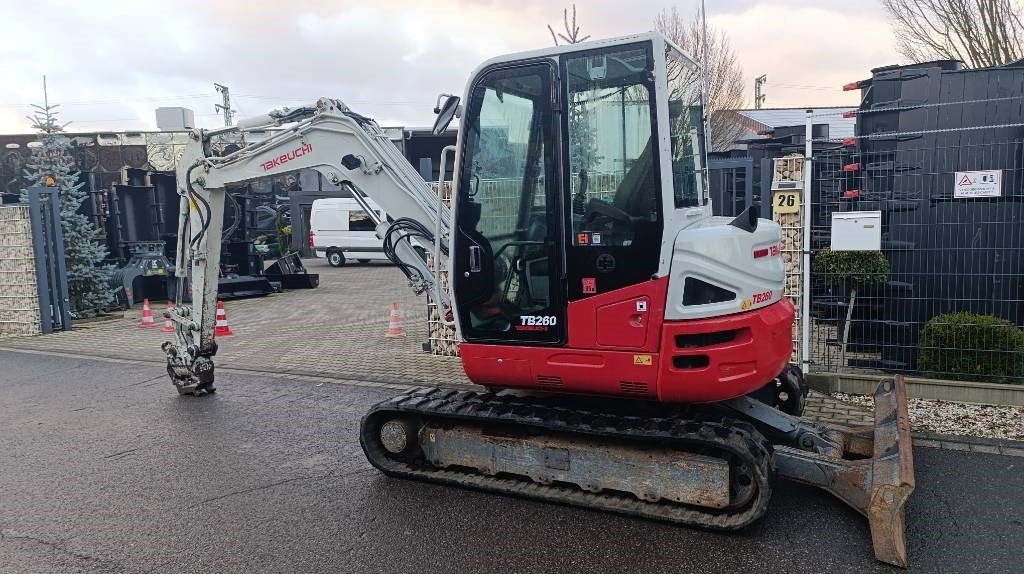 Мини багер Takeuchi TB 260 Powertilt und Schnellwechsler MS 03, Radio: снимка 14
