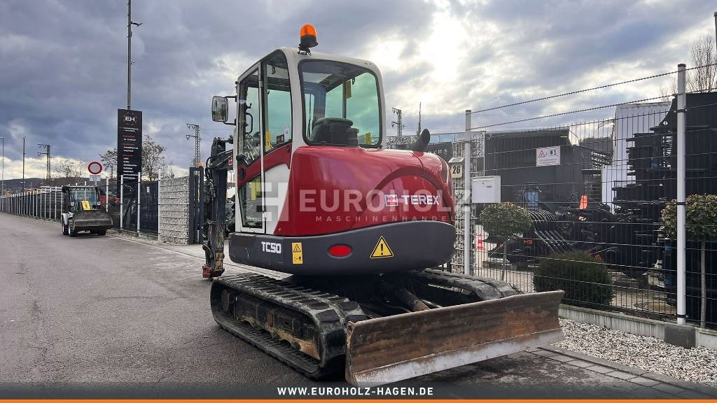 Terex Minibagger TC 50, Schnellwechsler MS03, Knickmatik - Мини багер: снимка 3 Terex Minibagger TC 50, Schnellwechsler MS03, Knickmatik - Мини багер: снимка 3