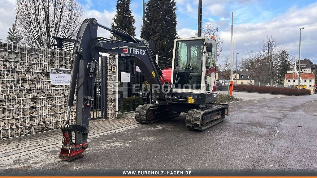 Terex Minibagger TC 50, Schnellwechsler MS03, Knickmatik - Мини багер: снимка 1 Terex Minibagger TC 50, Schnellwechsler MS03, Knickmatik - Мини багер: снимка 1