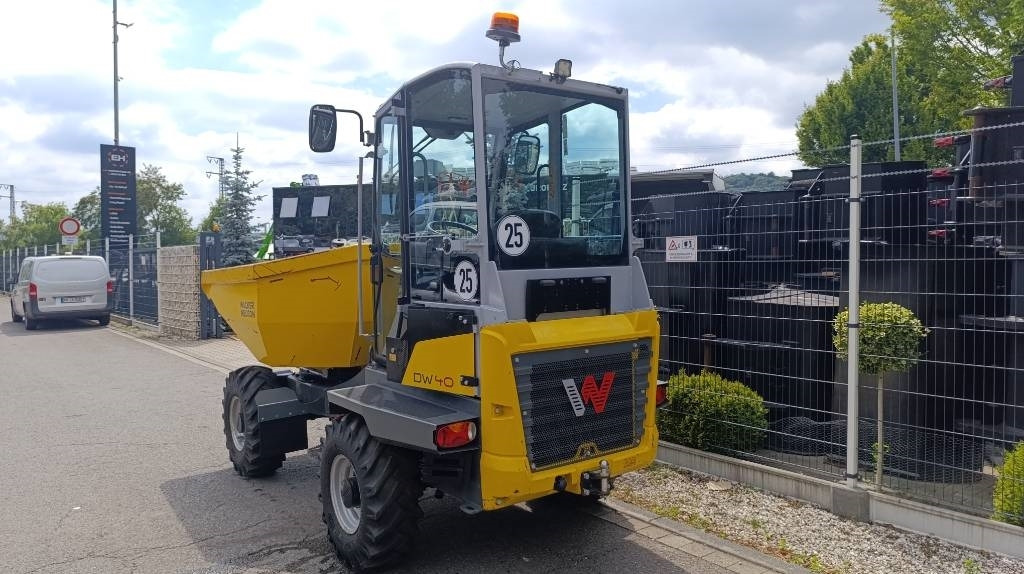 Мини самосвал Wacker Neuson DW 40 Raddumper 2 Fahrstufen, Kabinenheizung, 4x4: снимка 29
