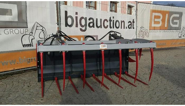 Krokodilgabel / Krokodilzange 180 cm mit Terex TL80/TL100 Aufnahme - Рама/ Шаси: снимка 4 Krokodilgabel / Krokodilzange 180 cm mit Terex TL80/TL100 Aufnahme - Рама/ Шаси: снимка 4