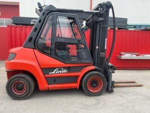 Linde Flurförderfahrzeug - Дизелов мотокар: снимка 1 Linde Flurförderfahrzeug - Дизелов мотокар: снимка 1