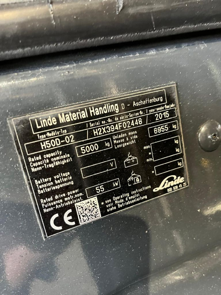 Linde H50D-02 - Дизелов мотокар: снимка 3 Linde H50D-02 - Дизелов мотокар: снимка 3