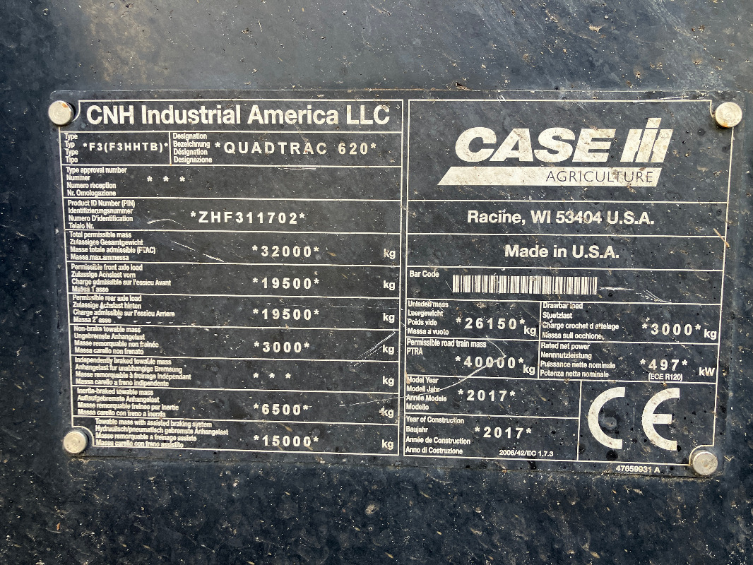 Трактор Case IH Quadtrac 620, Motor Getriebe neu: снимка 7 Трактор Case IH Quadtrac 620, Motor Getriebe neu: снимка 7