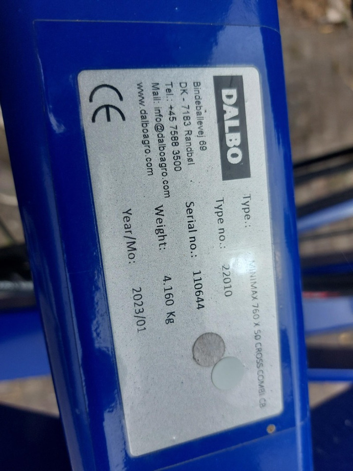 Dalbo Minimax 760 X50 Cross Combi - Селскостопански валяк: снимка 2 Dalbo Minimax 760 X50 Cross Combi - Селскостопански валяк: снимка 2