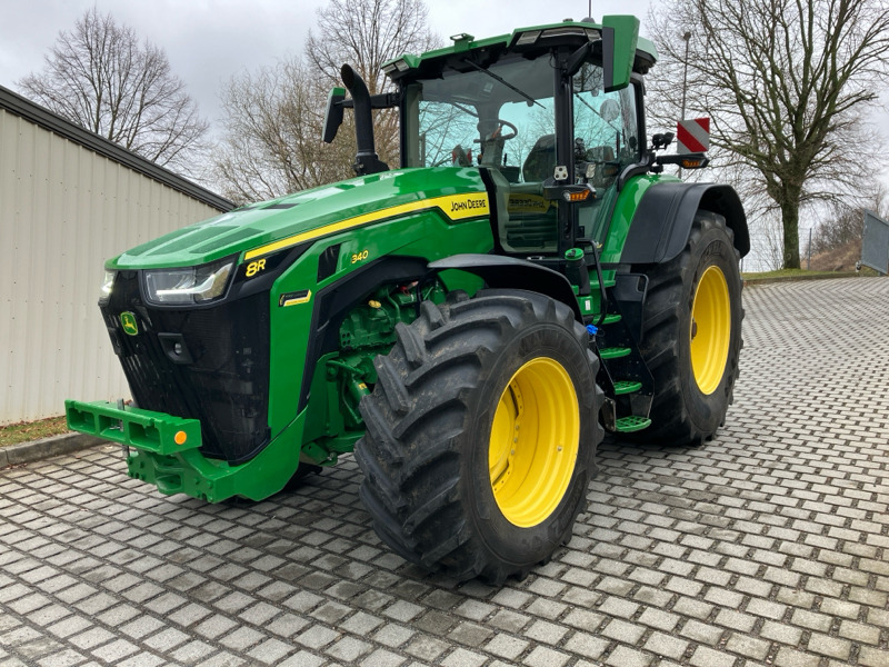 John Deere 8R340/CommandPro/HR-Gewichte/PowerGard - Трактор: снимка 1 John Deere 8R340/CommandPro/HR-Gewichte/PowerGard - Трактор: снимка 1