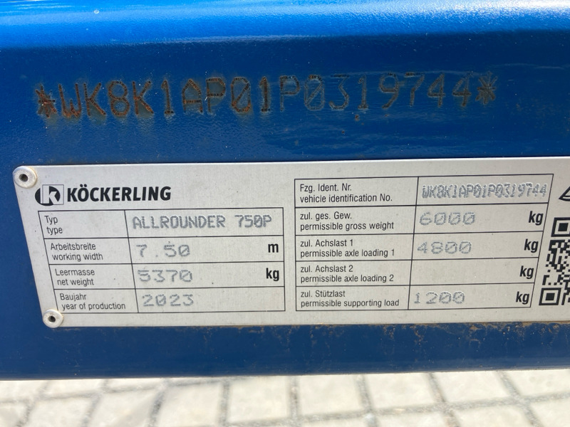 Köckerling Allrounder 750 profiline - Брана: снимка 2 Köckerling Allrounder 750 profiline - Брана: снимка 2