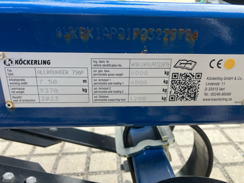 Köckerling Allrounder 750 profiline - Брана: снимка 2 Köckerling Allrounder 750 profiline - Брана: снимка 2