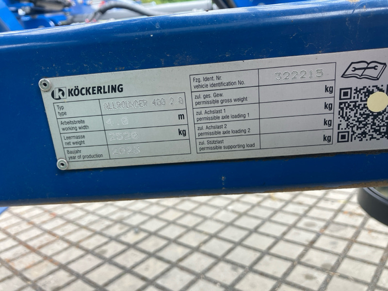 Köckerling Allrounder classic 400 2.0 - Брана: снимка 2 Köckerling Allrounder classic 400 2.0 - Брана: снимка 2