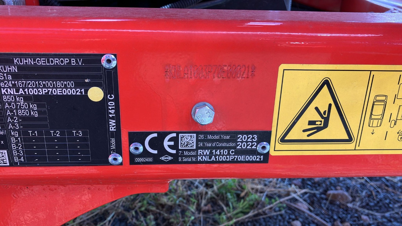 Kuhn RW 1410C - Машина за фолиране: снимка 4 Kuhn RW 1410C - Машина за фолиране: снимка 4