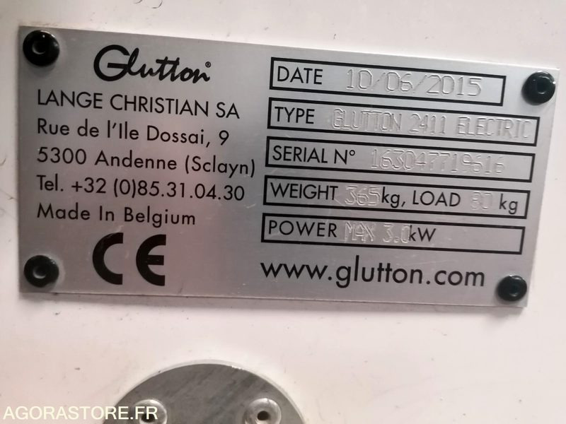 Aspirateur de voirie électrique Glutton - Индустриална прахосмукачка: снимка 2 Aspirateur de voirie électrique Glutton - Индустриална прахосмукачка: снимка 2