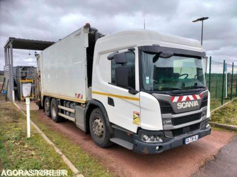 Боклукчийска кола BOM SCANIA L340 71926 kms 2021 GNV: снимка 10