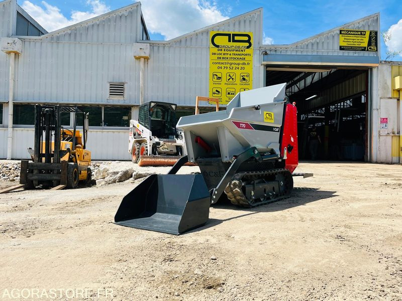 BROUETTE SUR CHENILLES AUTOCHARGEUSE C&F T70.1.1SL - 2022 NEUVE MODELE DE DEMO - Мини самосвал: снимка 1 BROUETTE SUR CHENILLES AUTOCHARGEUSE C&F T70.1.1SL - 2022 NEUVE MODELE DE DEMO - Мини самосвал: снимка 1
