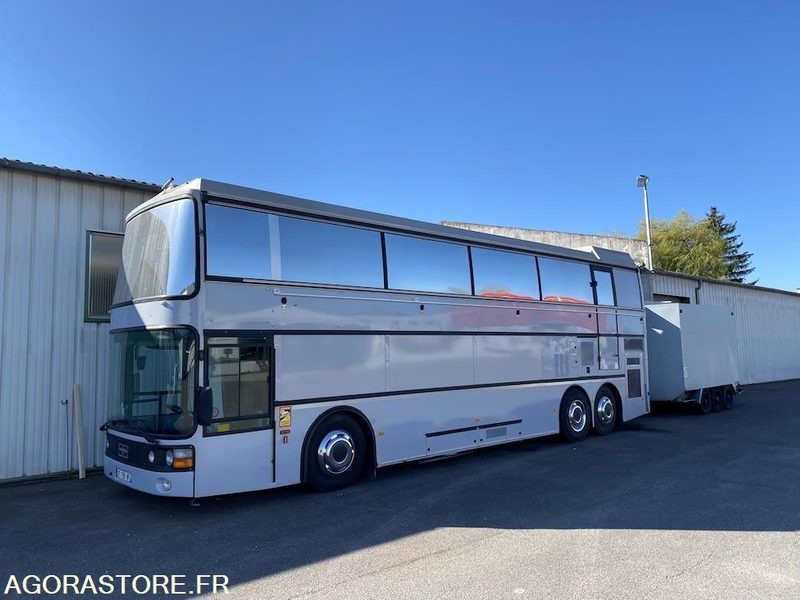 BUS VIP DOUBLE ETAGE MOTORHOMEVIP VANHOOL + REMORQUE + AUVENT DE RECEPTION - Двуетажен автобус: снимка 1 BUS VIP DOUBLE ETAGE MOTORHOMEVIP VANHOOL + REMORQUE + AUVENT DE RECEPTION - Двуетажен автобус: снимка 1