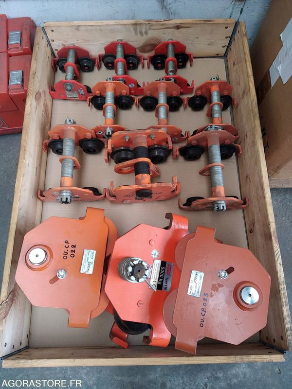 CHARIOT PORTE PALANS (lot de 12 chariots) - Инструмент/ Оборудване: снимка 1 CHARIOT PORTE PALANS (lot de 12 chariots) - Инструмент/ Оборудване: снимка 1