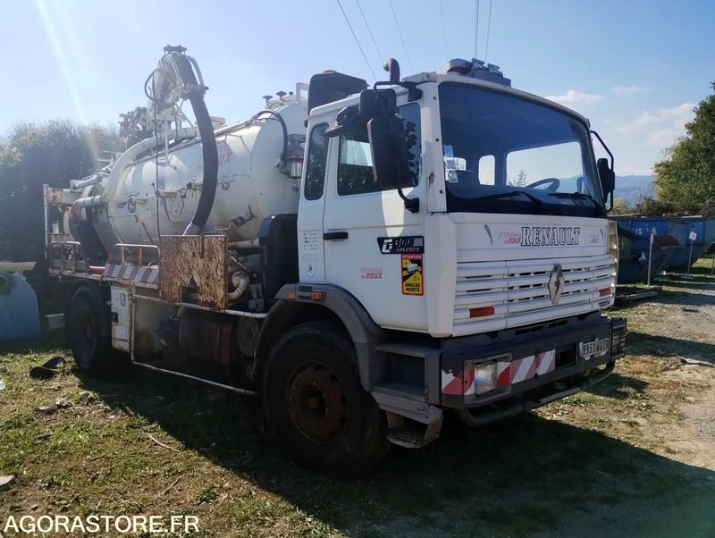 Camion 19t Hydrocureur Renault G300 Maxter 142142km – équipement Huwer - Каналопочистваща машина: снимка 1 Camion 19t Hydrocureur Renault G300 Maxter 142142km – équipement Huwer - Каналопочистваща машина: снимка 1