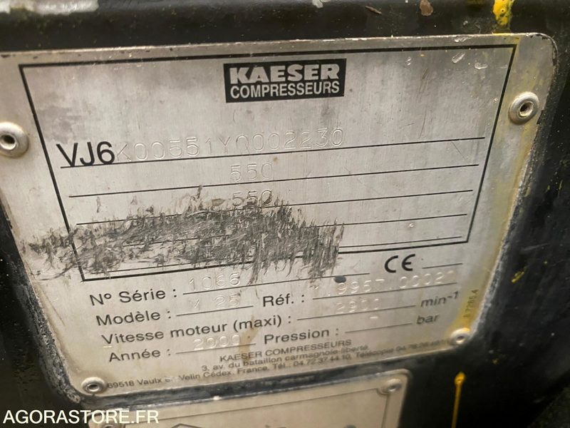 Compresseur KAESER M25 2008 TBE - Компресор за въздух: снимка 2 Compresseur KAESER M25 2008 TBE - Компресор за въздух: снимка 2