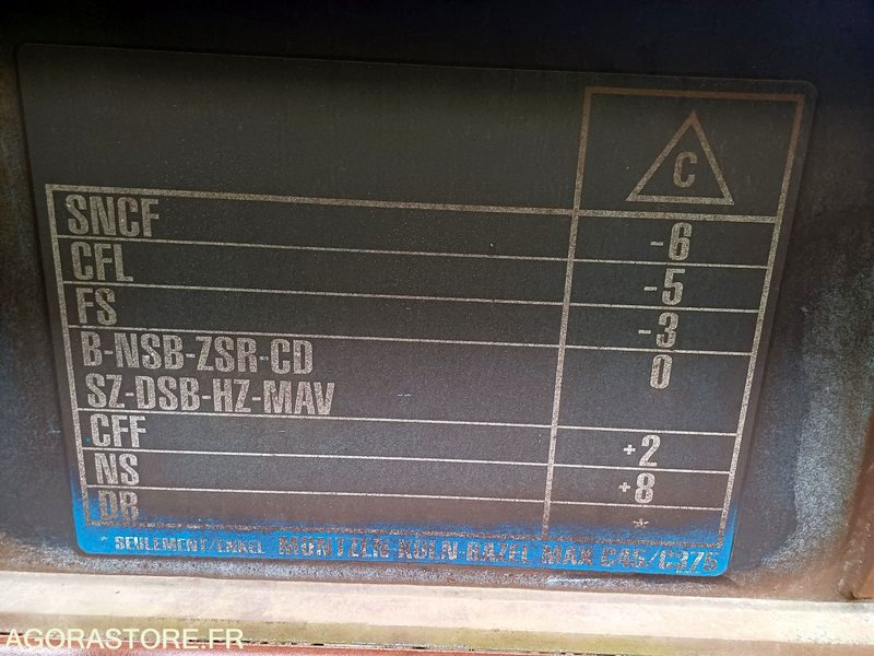 Друга техника Wagon plat intermodal type Sggnss – modèle 6432B0-4, 72 pieds - 2004 (ref 1538): снимка 13