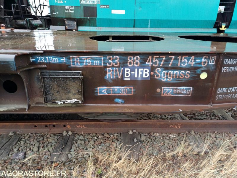 Друга техника Wagon plat intermodal type Sggnss – modèle 6432B0-4, 72 pieds - 2004 (ref 1538): снимка 17