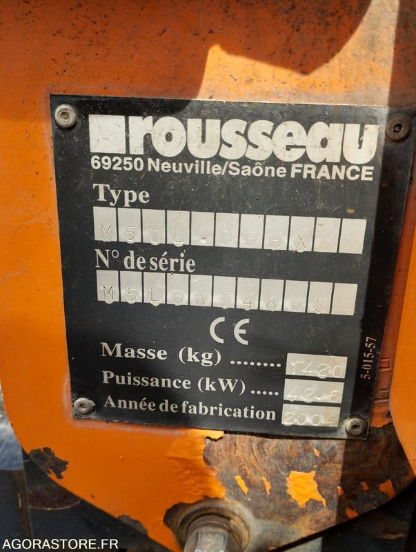 EPAREUSE ROUSSEAU MINAUTOR 5000L n°M5LBK04A03 - Шредер с телескопично рамо: снимка 4 EPAREUSE ROUSSEAU MINAUTOR 5000L n°M5LBK04A03 - Шредер с телескопично рамо: снимка 4