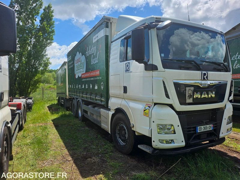 CAMION REMORQUE MAN - TGX 26.480 PLSC- 2016 / 486448 KM (2496+30497) - Камион: снимка 1 CAMION REMORQUE MAN - TGX 26.480 PLSC- 2016 / 486448 KM (2496+30497) - Камион: снимка 1