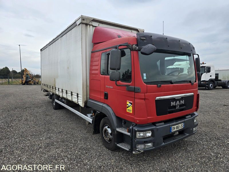 MAN TGL 12.250 - 2012 - 697000km - Camion Ridelles Coulissantes - Камион: снимка 2 MAN TGL 12.250 - 2012 - 697000km - Camion Ridelles Coulissantes - Камион: снимка 2