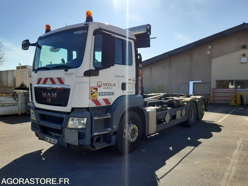 PORTEUR AMPLIROLL MAN TGS 26.400 (R51996) - BRAS GUIMA PALFINGER-2011-563 000 Km - Камион: снимка 1 PORTEUR AMPLIROLL MAN TGS 26.400 (R51996) - BRAS GUIMA PALFINGER-2011-563 000 Km - Камион: снимка 1