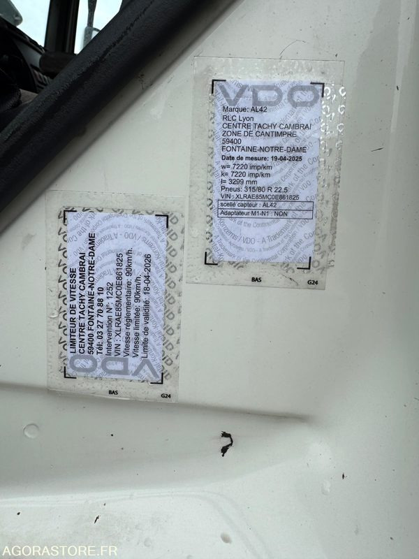 Камион Porteur DAF CF460 19T Ampliroll GUIMA - 2009 - 801000km: снимка 12