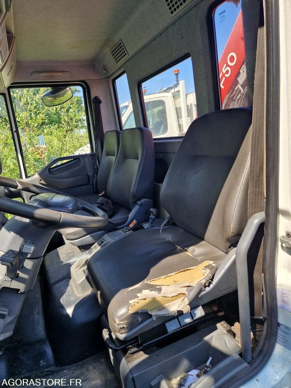 Камион Porteur benne grue Iveco 100E18 - DA218FM: снимка 6