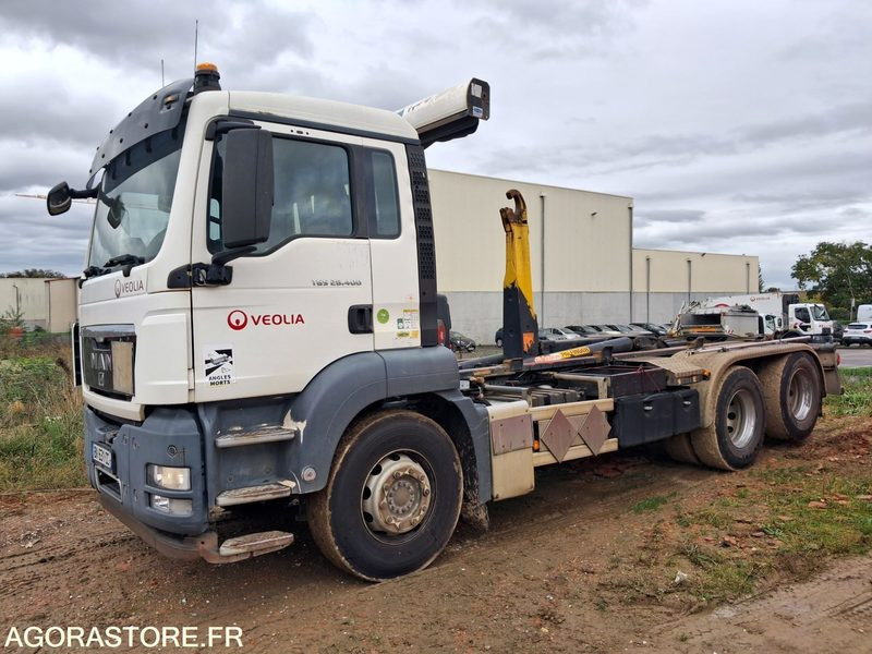 R52001 - PORTEUR MAN POLYBENNE - 6x2 - BRAS GUIMA PALFINGER - 2011 - 482283 KM - Камион: снимка 1 R52001 - PORTEUR MAN POLYBENNE - 6x2 - BRAS GUIMA PALFINGER - 2011 - 482283 KM - Камион: снимка 1