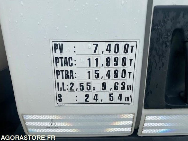 RENAULT FOURGON HAYON D12 - 2017 - 300 000km - Камион: снимка 3 RENAULT FOURGON HAYON D12 - 2017 - 300 000km - Камион: снимка 3