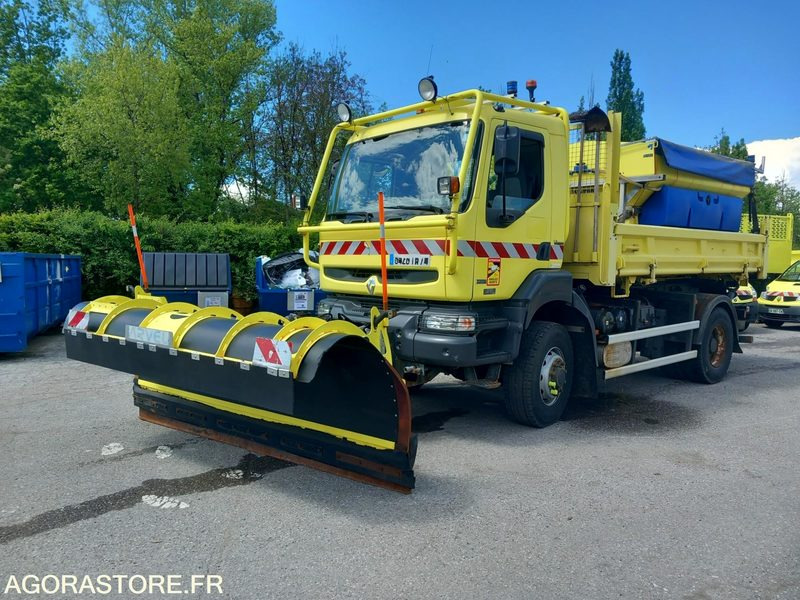 RENAULT KERAX 370 DCI + SALEUSE EUROPE SERVICE + LAME ARVEL KR0207 SE1207 LA0912 - Камион: снимка 1 RENAULT KERAX 370 DCI + SALEUSE EUROPE SERVICE + LAME ARVEL KR0207 SE1207 LA0912 - Камион: снимка 1