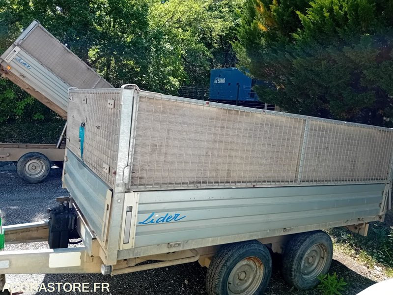 LIDER REMORQUE TRIBENNE 2000 KG DOUBLE ESSIEU - Самосвал ремарке: снимка 3 LIDER REMORQUE TRIBENNE 2000 KG DOUBLE ESSIEU - Самосвал ремарке: снимка 3