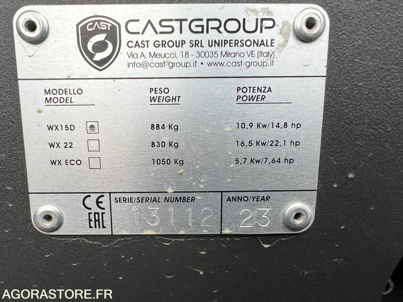 MINI CHARGEUSE WORKY QUAD WX15D - Товарач: снимка 5 MINI CHARGEUSE WORKY QUAD WX15D - Товарач: снимка 5