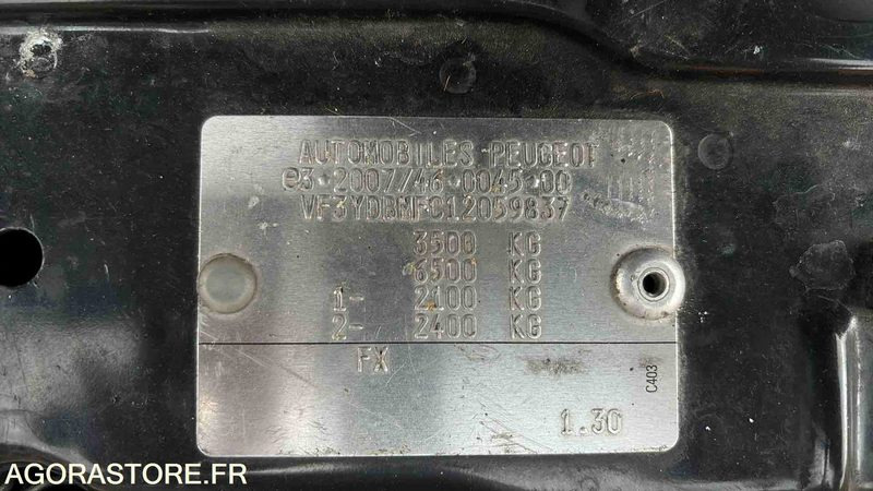 PEUGEOT - BOXER - 2012 -140 476 Kms CA 464 JF - Товарен бус: снимка 5 PEUGEOT - BOXER - 2012 -140 476 Kms CA 464 JF - Товарен бус: снимка 5