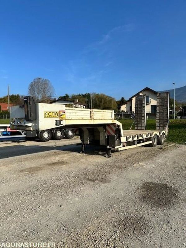 PORTE ENGINS ACTM CU23T - 2012 - Нискорамна площадка ремарке: снимка 1 PORTE ENGINS ACTM CU23T - 2012 - Нискорамна площадка ремарке: снимка 1