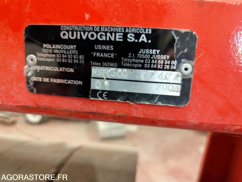 ROULEAU QUIVOGNE RSR 300 TRES PEU SERVI ANNEE 2003 - Градинска техника: снимка 4 ROULEAU QUIVOGNE RSR 300 TRES PEU SERVI ANNEE 2003 - Градинска техника: снимка 4