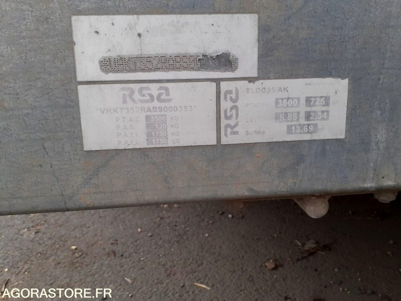 REMORQUE R.S.A - Ремарке: снимка 5 REMORQUE R.S.A - Ремарке: снимка 5