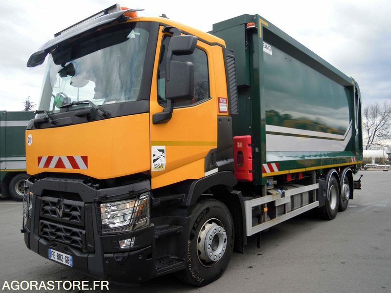 Renault 6x2 Gamme C équipé d'une benne à chargement latéral Maxxum Robopac 23m3 - Боклукчийска кола: снимка 2 Renault 6x2 Gamme C équipé d'une benne à chargement latéral Maxxum Robopac 23m3 - Боклукчийска кола: снимка 2