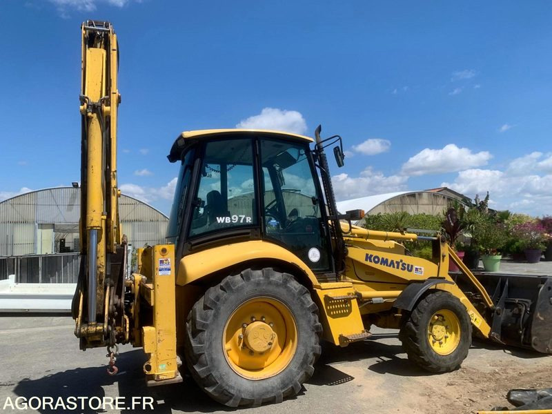 TRACTOPELLE | KOMATSU WB97R | 4358 heures - Багер-товарач: снимка 5 TRACTOPELLE | KOMATSU WB97R | 4358 heures - Багер-товарач: снимка 5