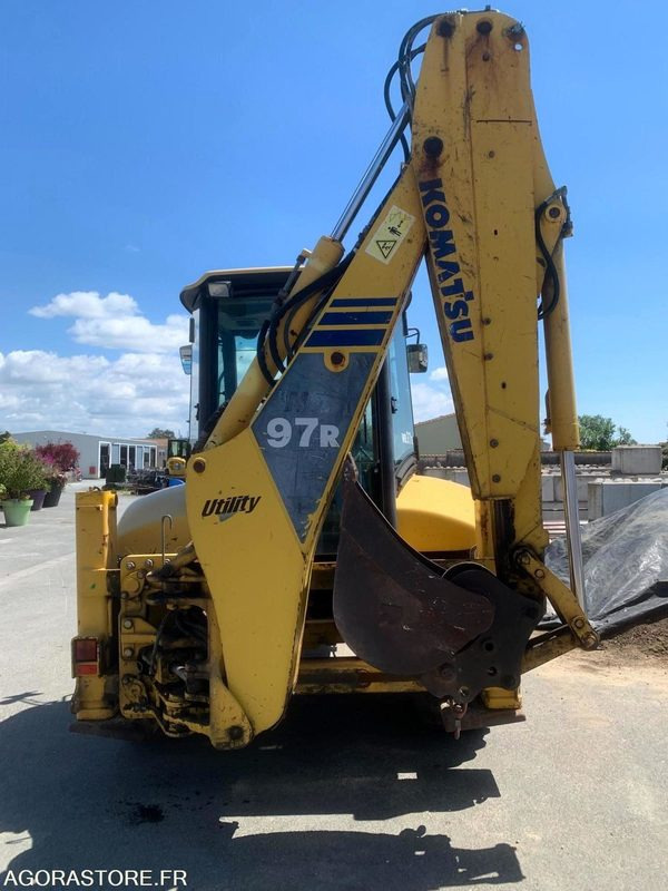 TRACTOPELLE | KOMATSU WB97R | 4358 heures - Багер-товарач: снимка 3 TRACTOPELLE | KOMATSU WB97R | 4358 heures - Багер-товарач: снимка 3