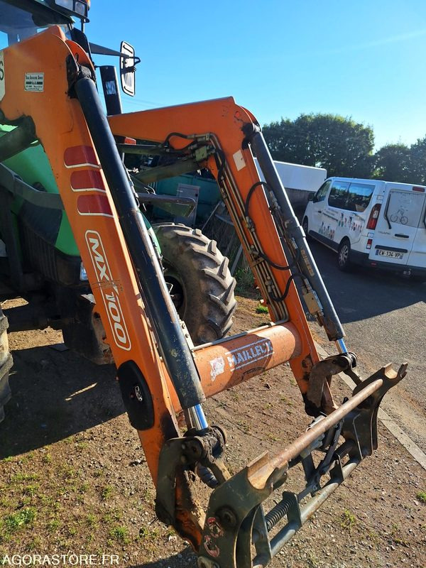 Tracteur Deutz Agrotron 80 avec chargeur MX 100 - Трактор: снимка 3 Tracteur Deutz Agrotron 80 avec chargeur MX 100 - Трактор: снимка 3
